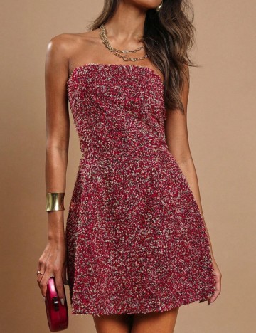 Rochie mini Shein, vișiniu