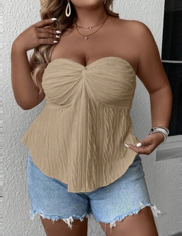 Top Shein Curve+, maro