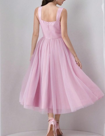 Rochie midi Shein, roz