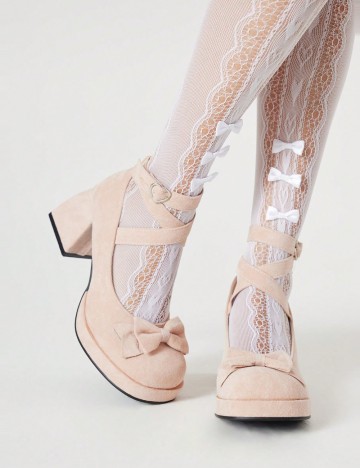 Pantofi cu toc Shein, roz