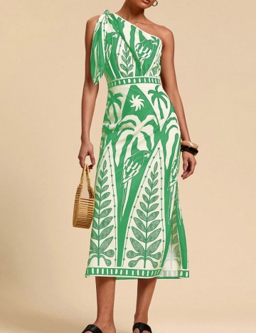 Rochie midi Shein, mix culori