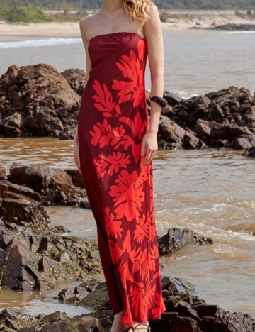 Rochie maxi Shein, mix culori