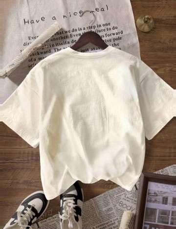 Tricou Shein, crem