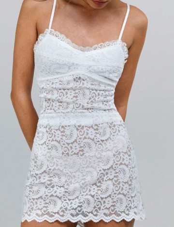 Rochie mini Shein, alb