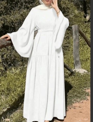 Rochie maxi Shein, alb