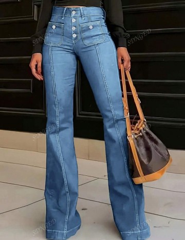 Jeans Shein, albastru