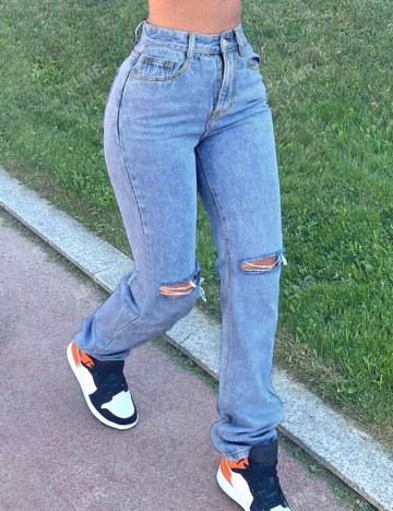 Jeans Shein, albastru