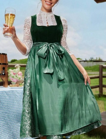 Rochie midi Shein, verde