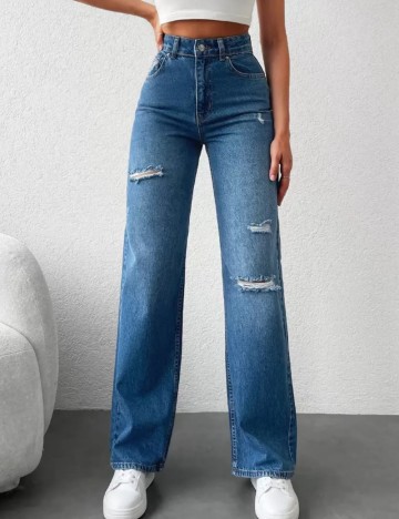 Jeans Shein, albastru