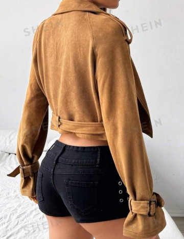 Jachetă Shein, maro