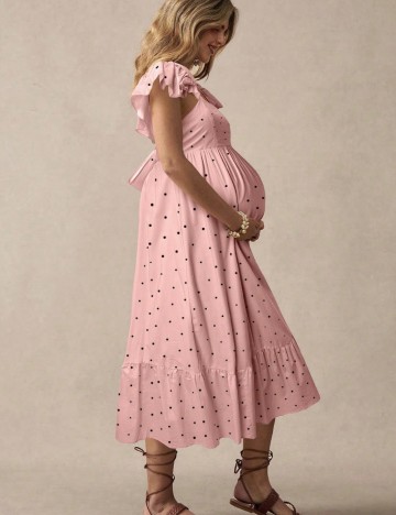 Rochie maxi Shein, roz