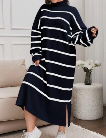 Rochie maxi Shein Curve+, mix culori