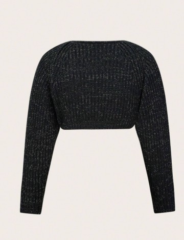 Bolerou Shein Curve+, negru