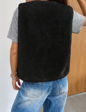 Vestă Shein, negru