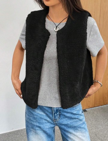 Vestă Shein, negru