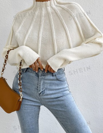 Pulover Shein, crem
