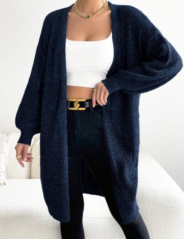 Cardigan Shein, bleumarin