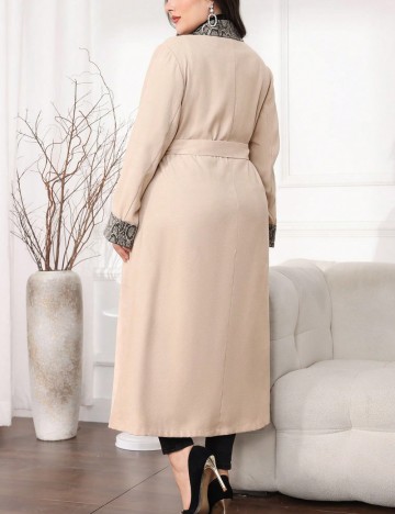 Trench Shein Curve+, bej
