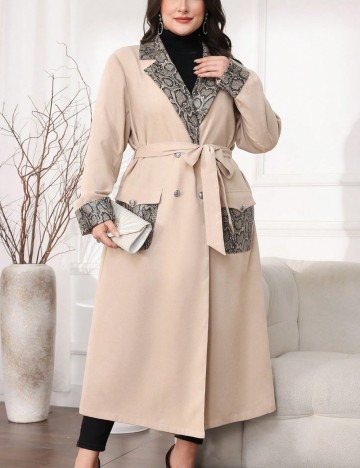 Trench Shein Curve+, bej