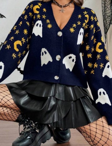 Cardigan Shein, mix culori