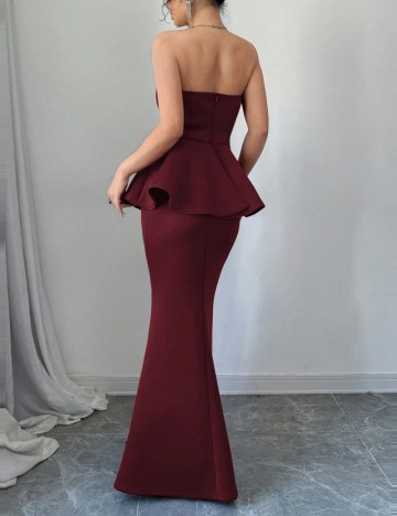 Rochie maxi Shein, vișiniu