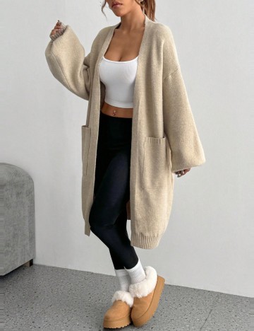 Cardigan Shein, bej