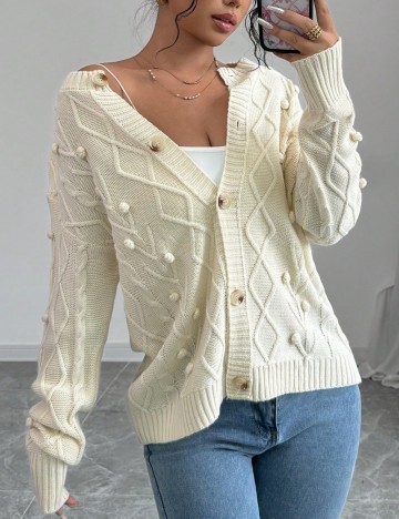 Cardigan Shein, bej