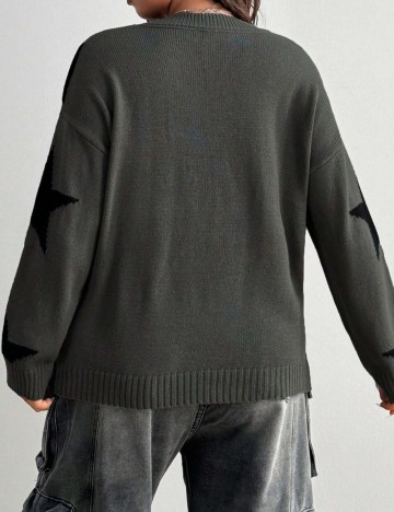 Pulover Shein Curve+, gri