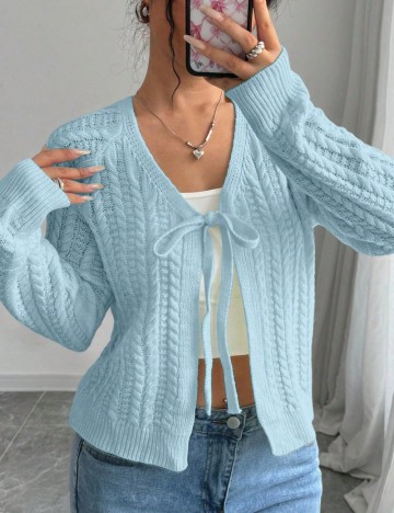 Cardigan Shein, albastru