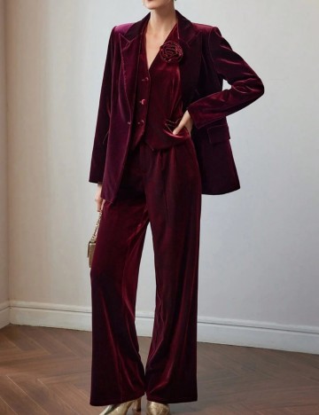 Sacou Shein MOTF, vișiniu