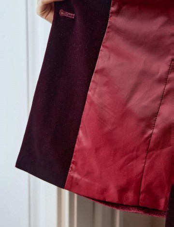 Sacou Shein MOTF, vișiniu