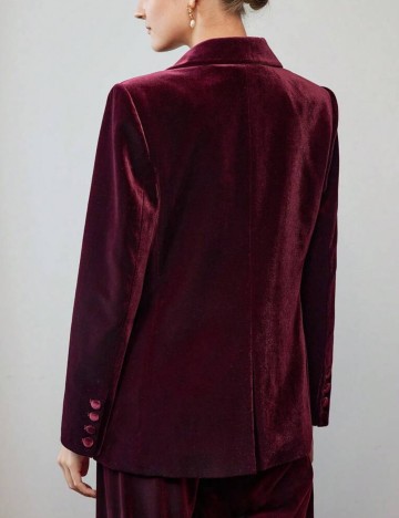 Sacou Shein MOTF, vișiniu