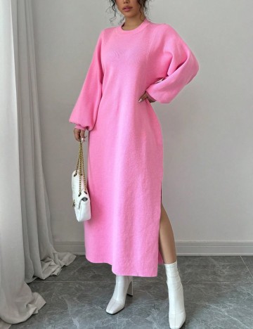Rochie midi Shein, roz