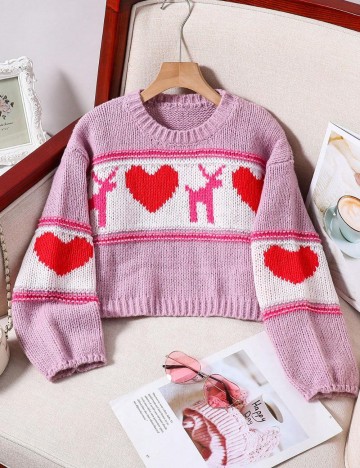 Pulover Shein, mix culori