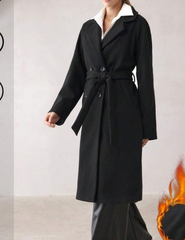 Palton Shein, negru