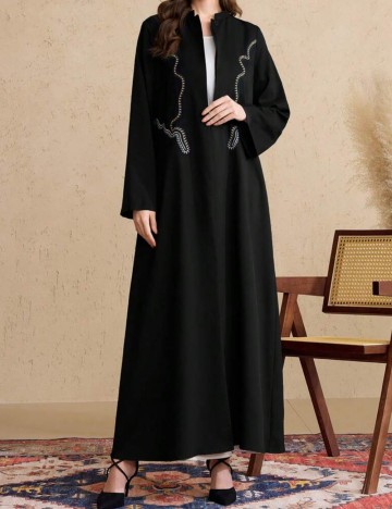 Cardigan lung Shein, negru