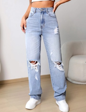 Jeans Shein, albastru