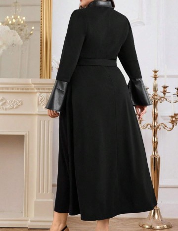 Rochie maxi Shein Curve+, negru