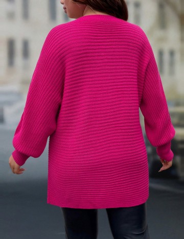 Pulover Shein Curve+, roz