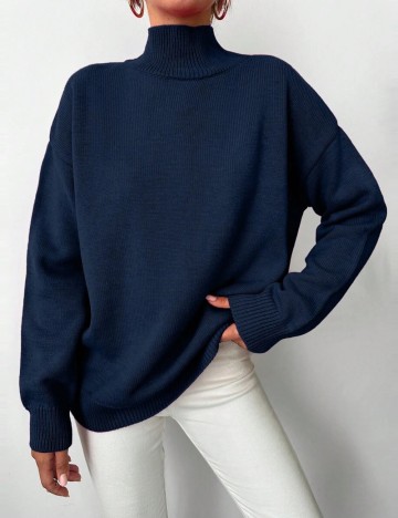 Pulover Shein, bleumarin