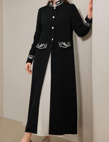 Cardigan lung Shein, mix culori