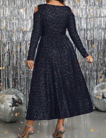 Rochie maxi Shein Curve+, mix culori