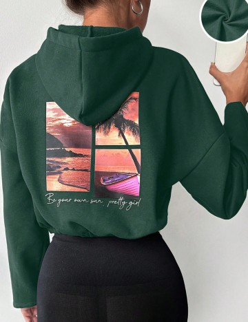 Hanorac Shein, verde