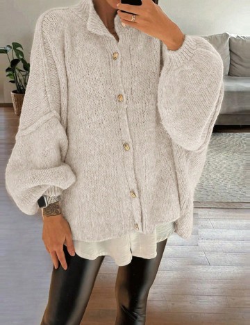 Cardigan Shein, crem