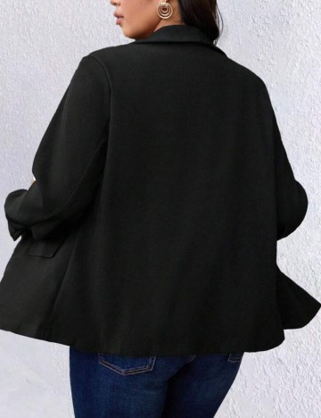 Jachetă Shein Curve+, negru