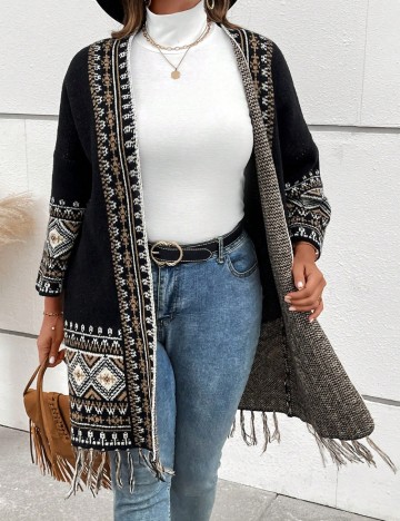Cardigan Shein Emery Rose, mix culori