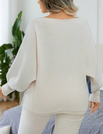 Pulover Shein Curve+, mix culori