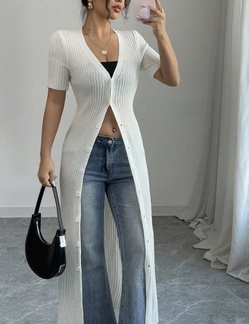 Cardigan Shein, crem
