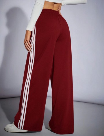 Pantaloni Shein Curve+, roșu