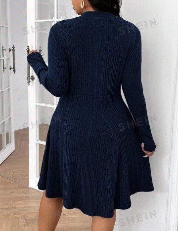 Rochie mini Shein Curve+, albastru
